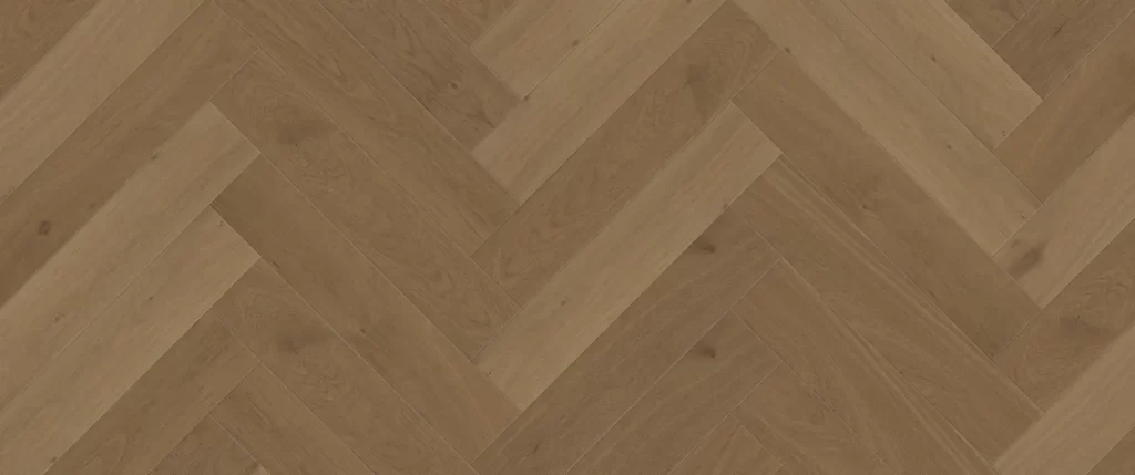 Terra Collection - Alpine Herringbone - Hardwood Flooring Swatch