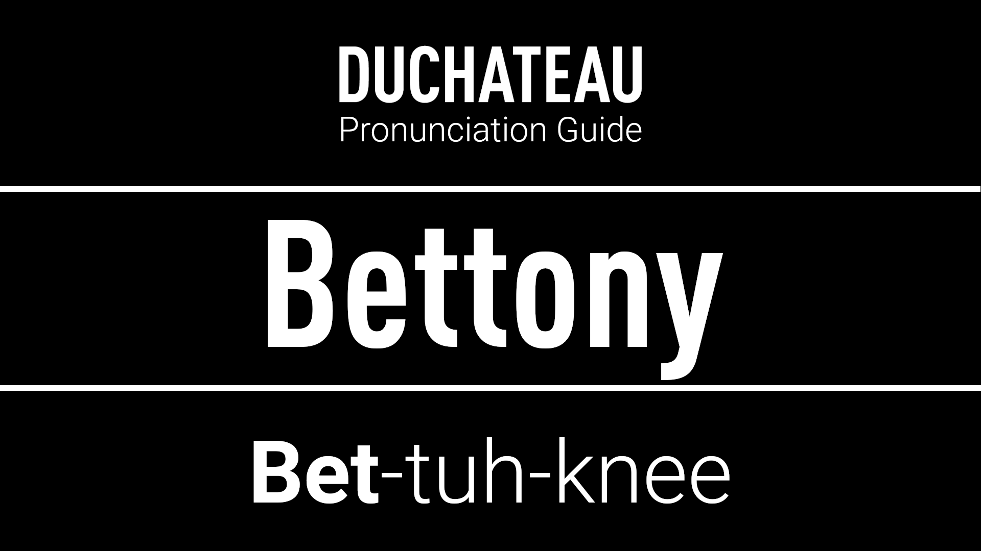 Bettony Pronunciation