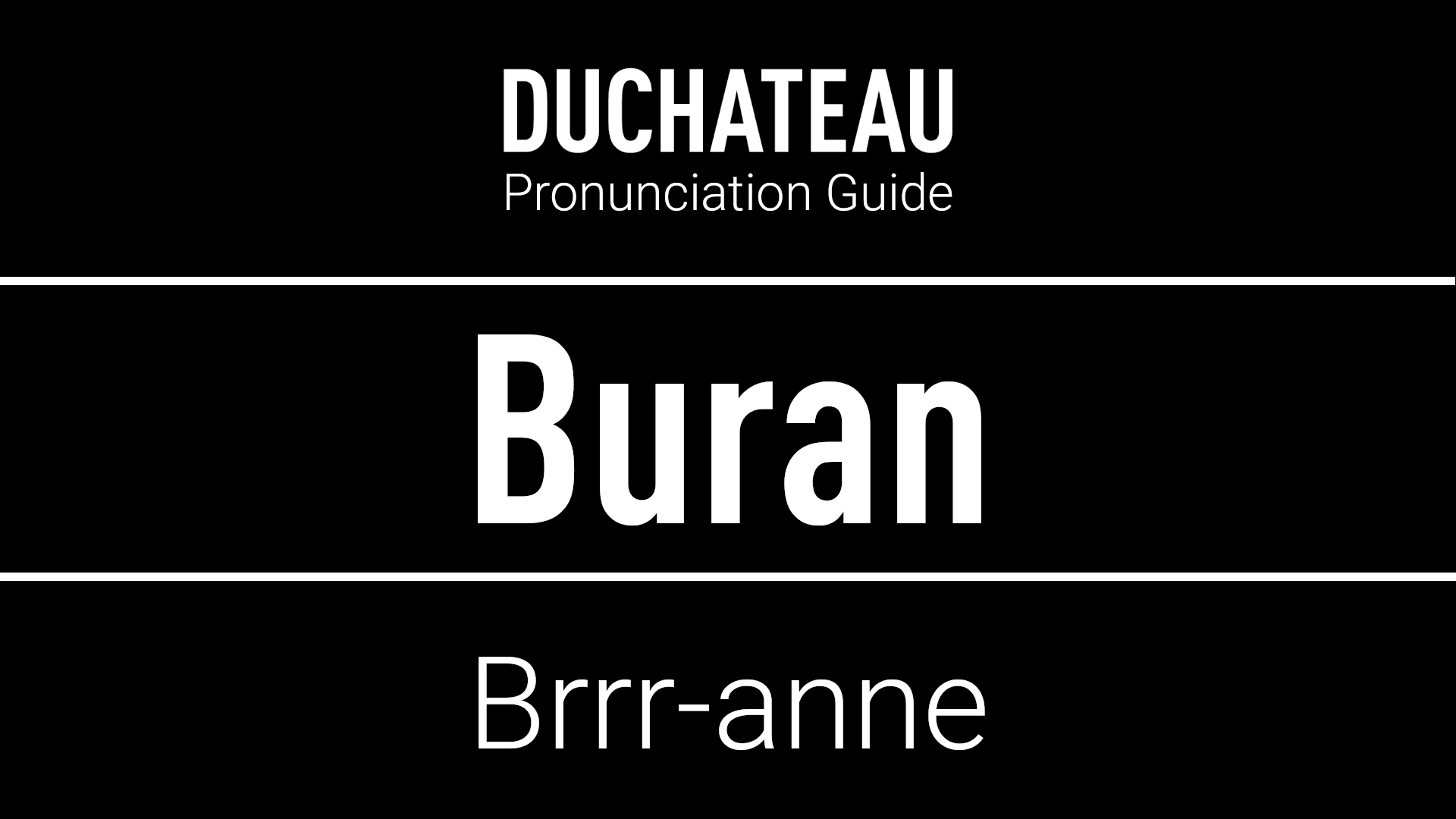 Buran Pronunciation
