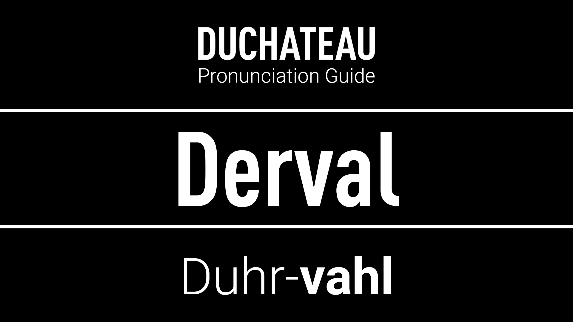 Derval Pronunciation