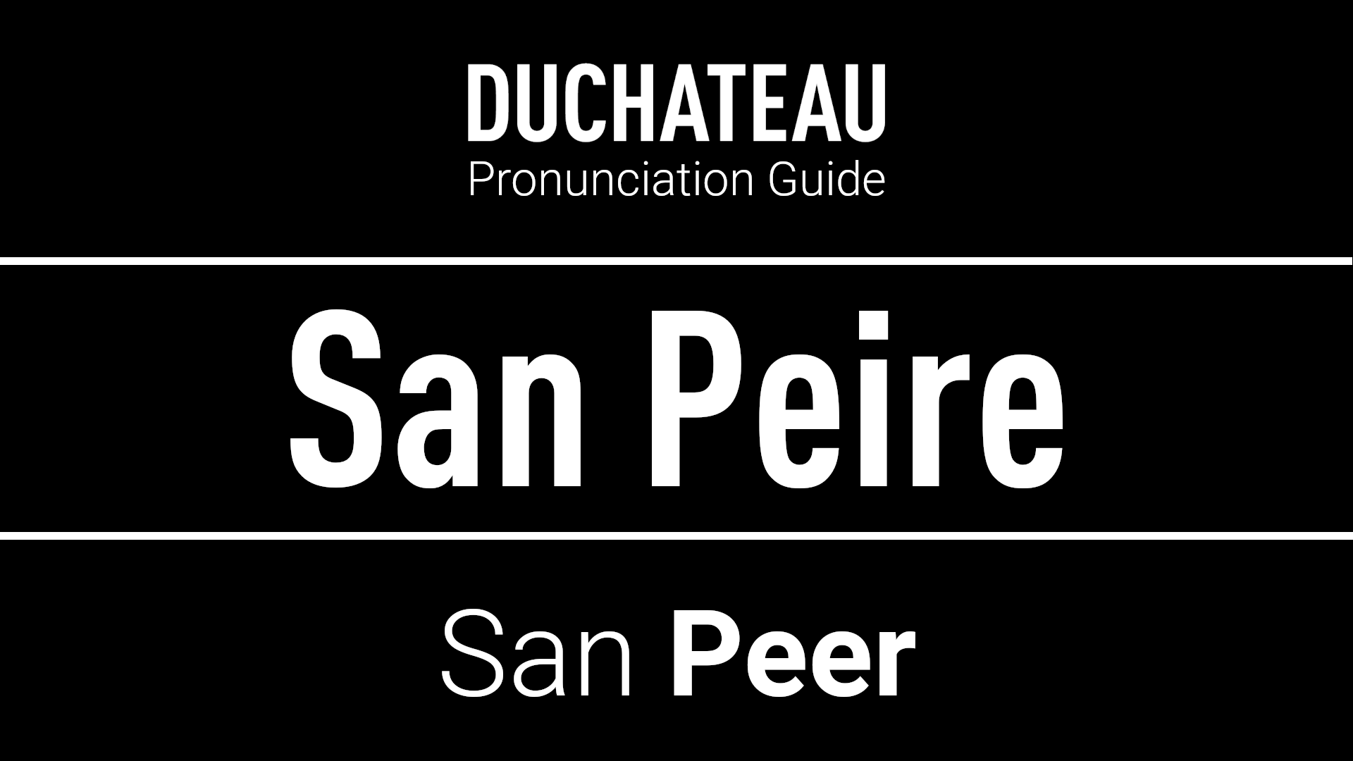 San Peire Pronunciation