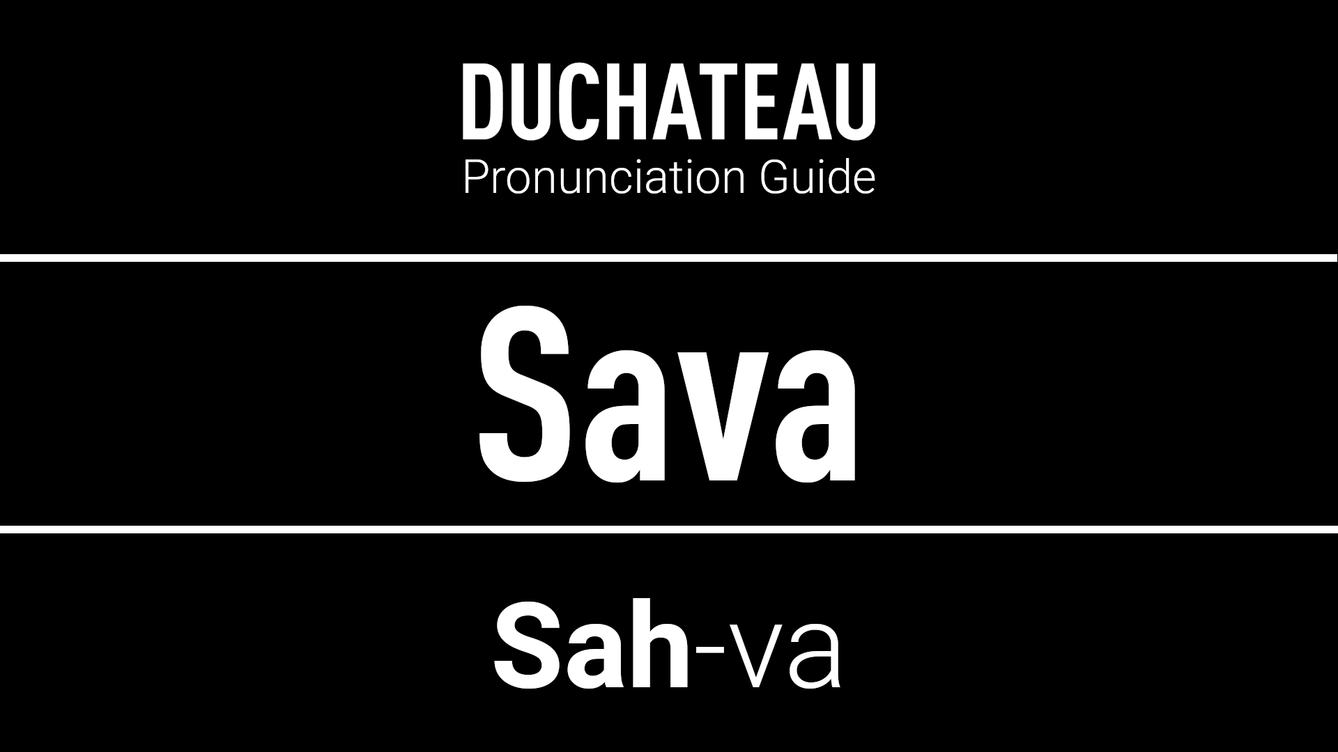 Sava Pronunciation