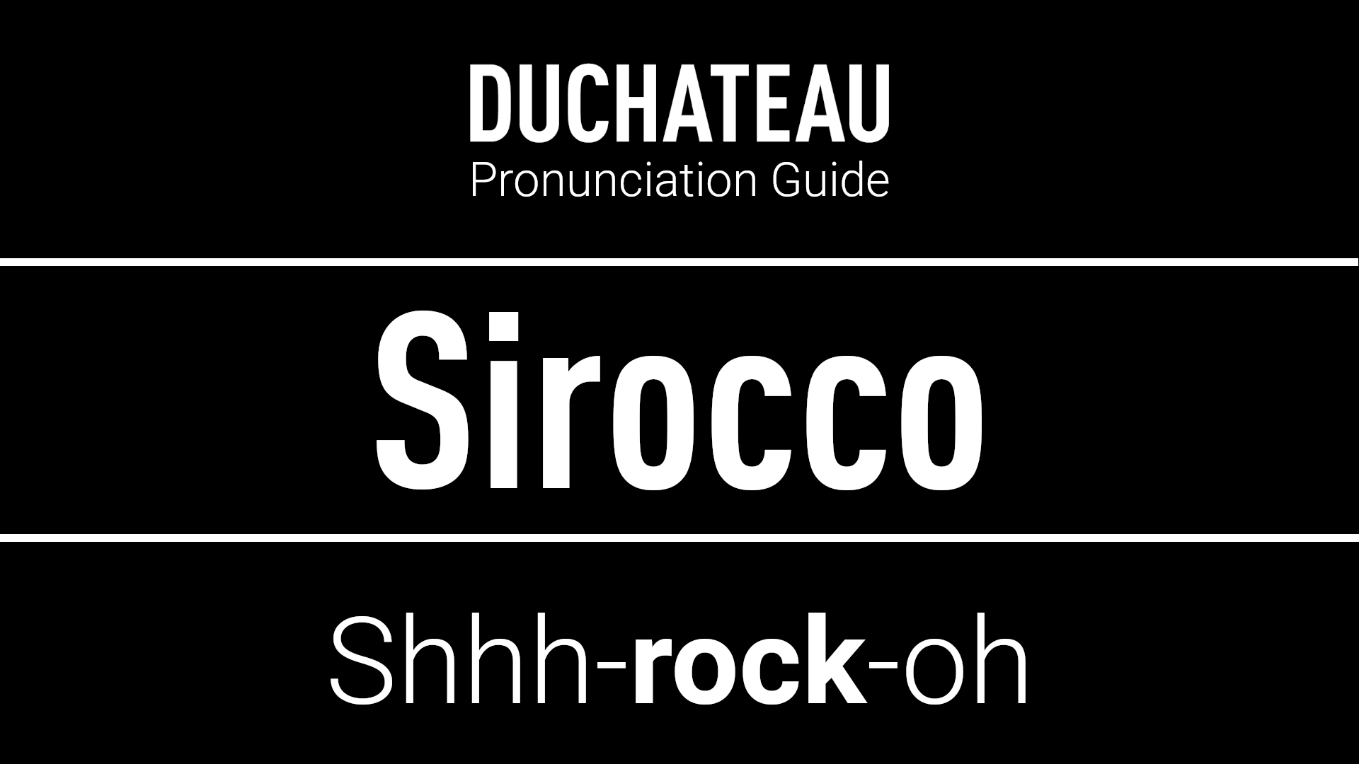 Sirocco Pronunciation