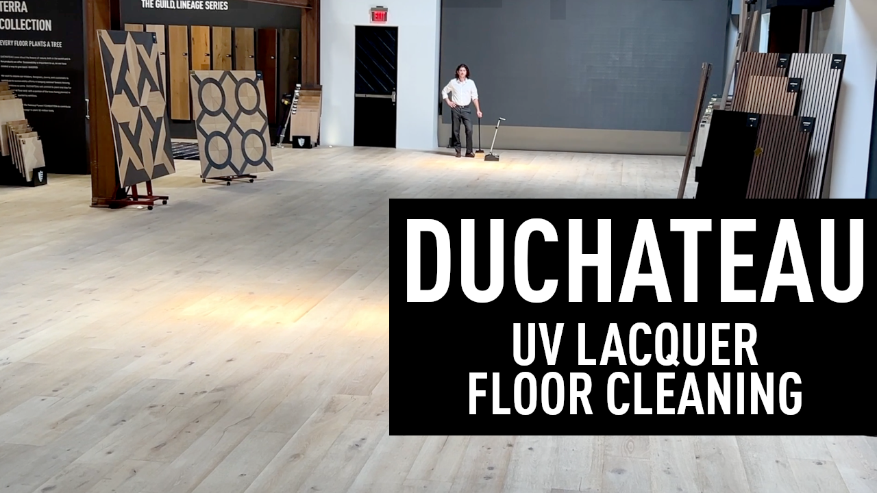 UV LACQUER FLOOR CLEANING